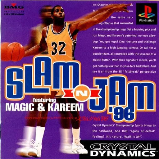 Magic Johnson to Kareem Abdul-Jabbar no Slam 'n Jam '96 (Japan)